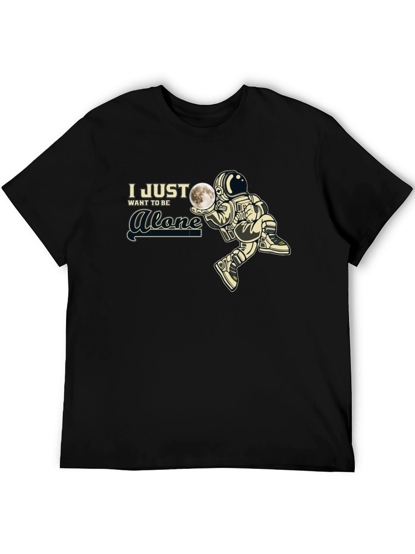 Alone Astronaut Graphic T-Shirt