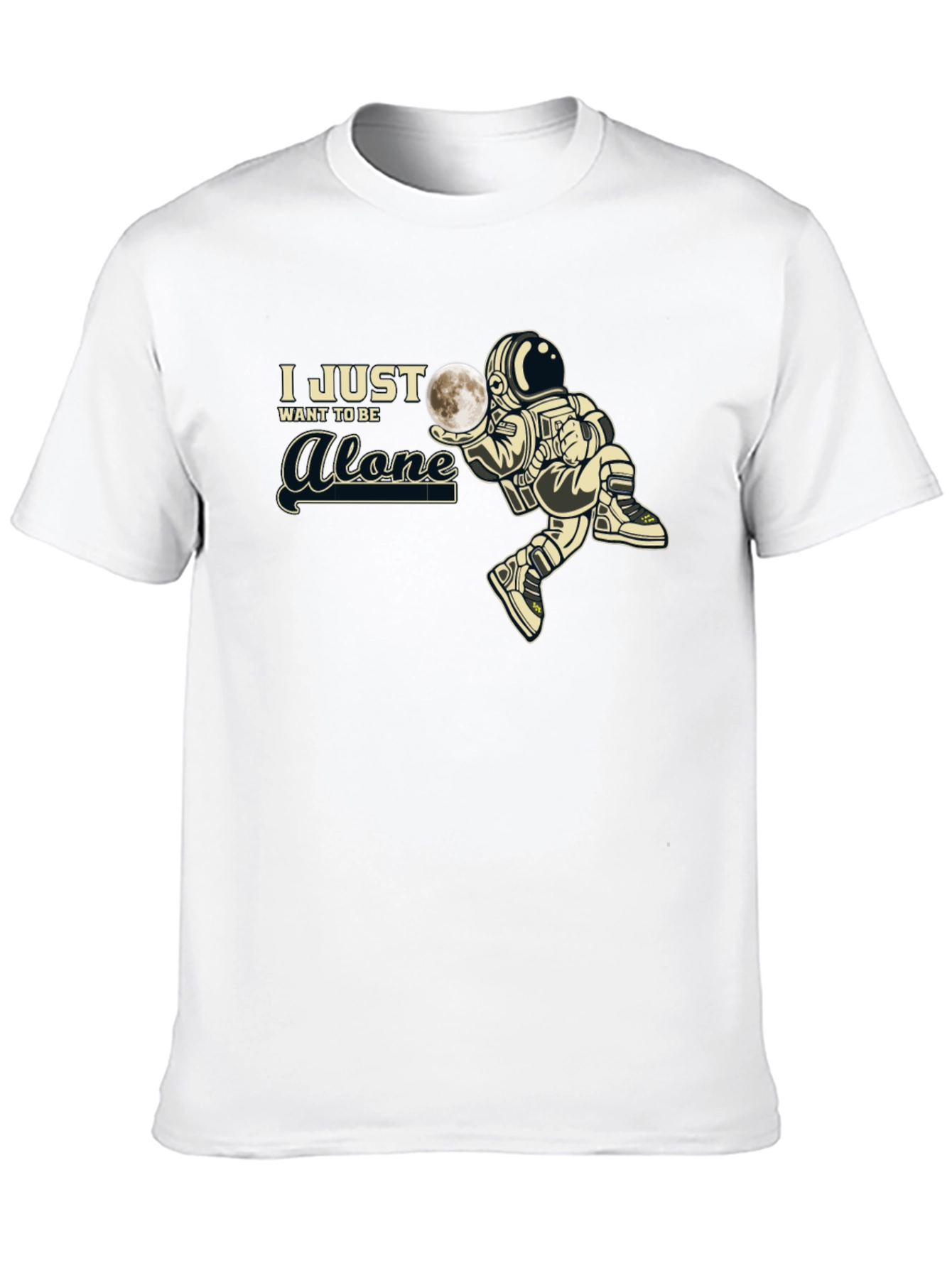 Alone Astronaut Graphic T-Shirt