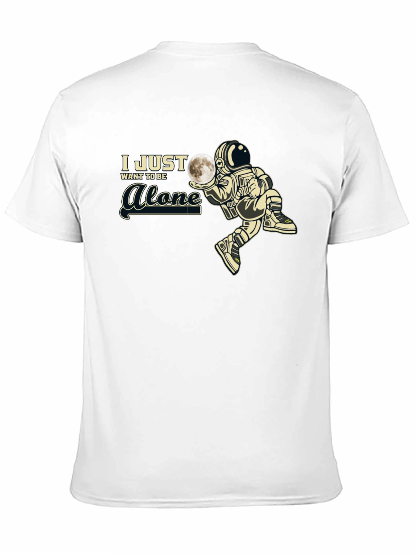 Alone Astronaut Graphic T-Shirt