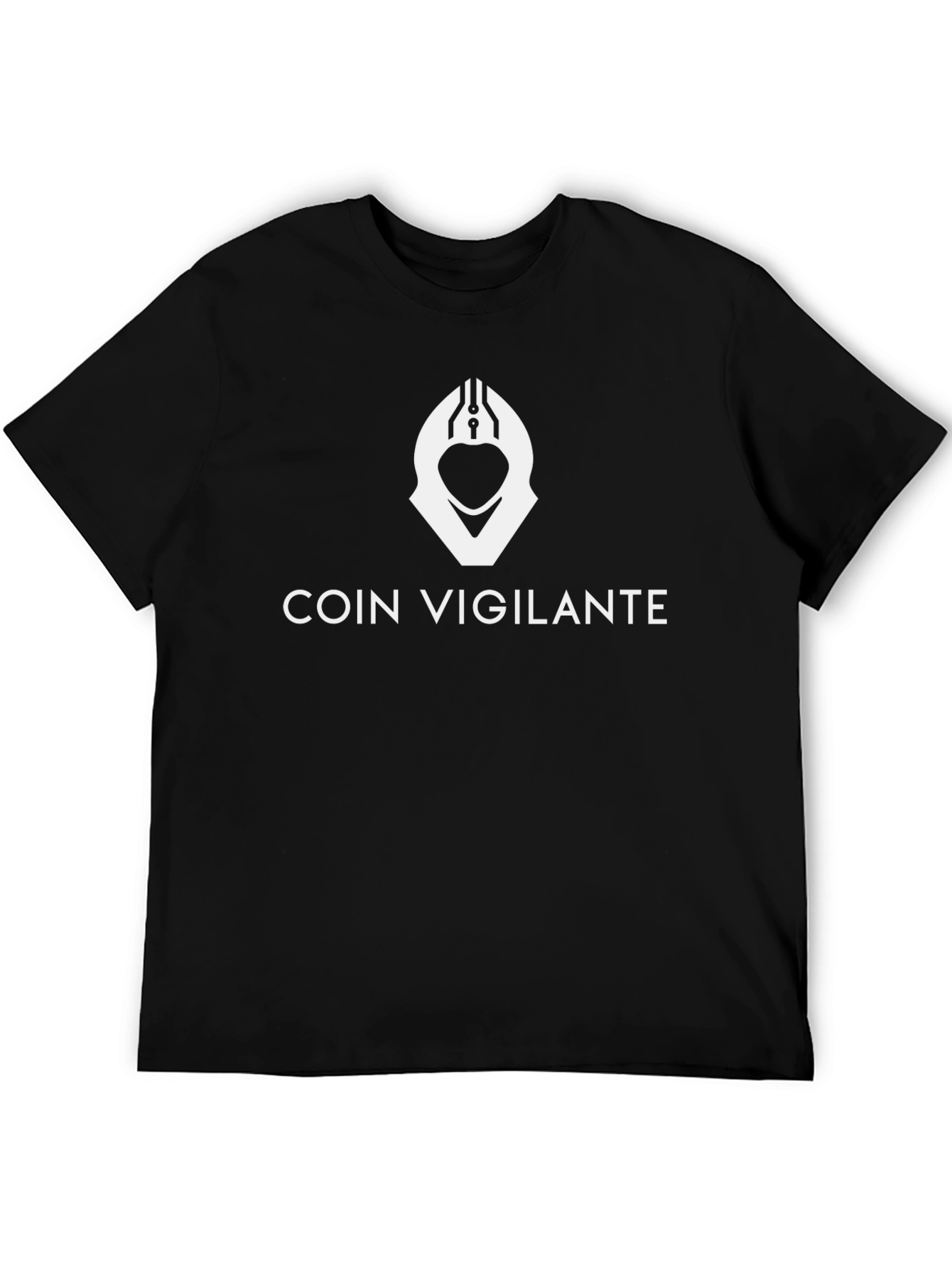 Coin Vigilante Black T-Shirt - Crypto Enthusiast Apparel