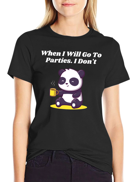 Introvert Panda Graphic Tee