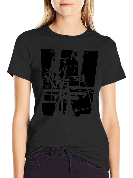 Grunge Black Graphic T-Shirt