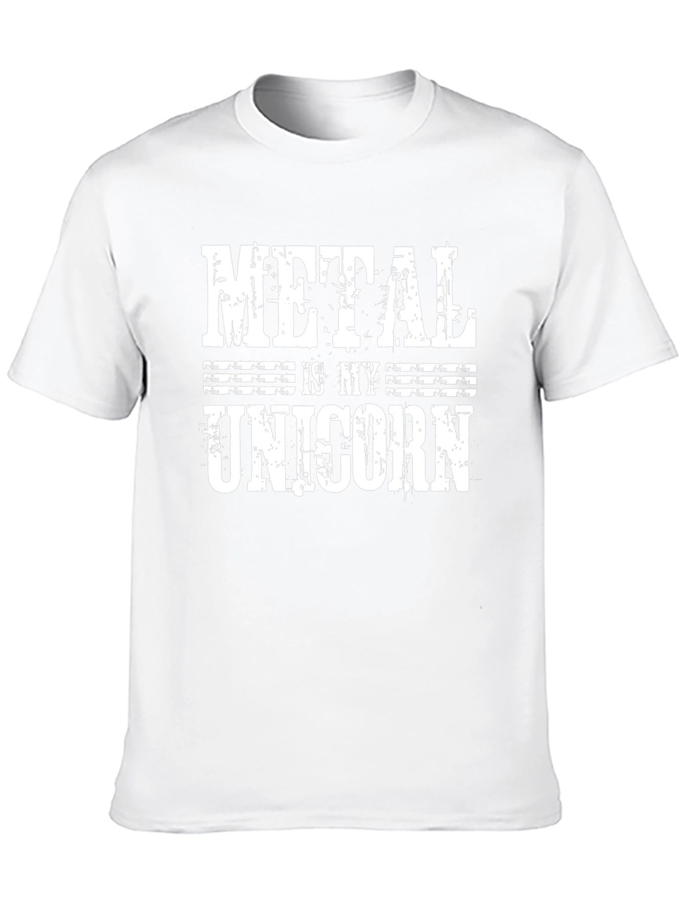 Metal Is My Unicorn Black T-Shirt