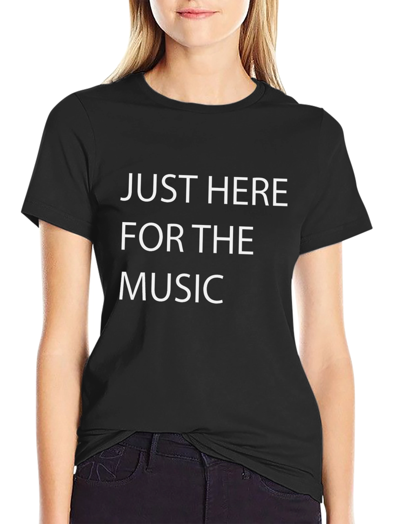 Just Here For The Music Graphic Tee
