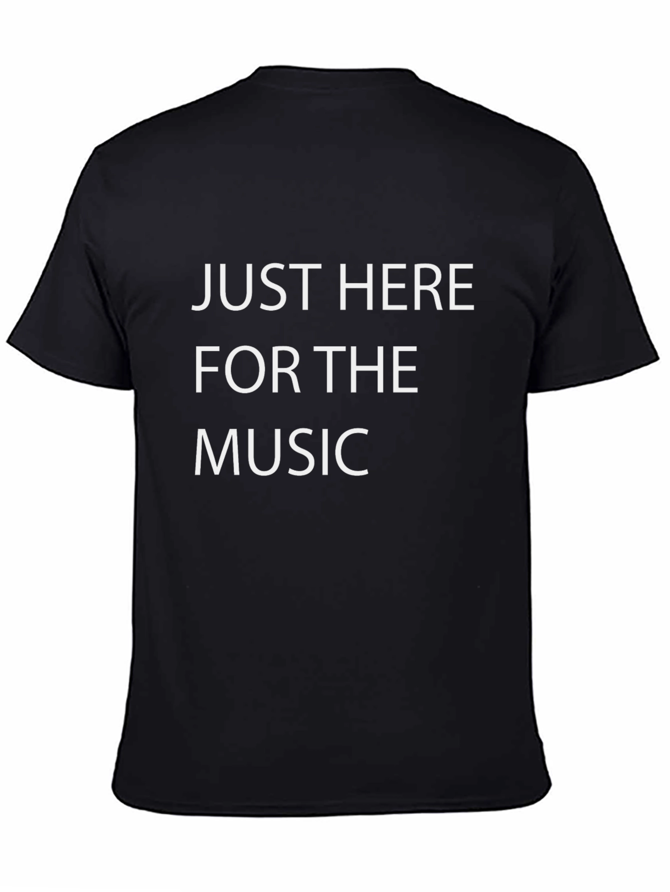 Just Here For The Music Graphic Tee