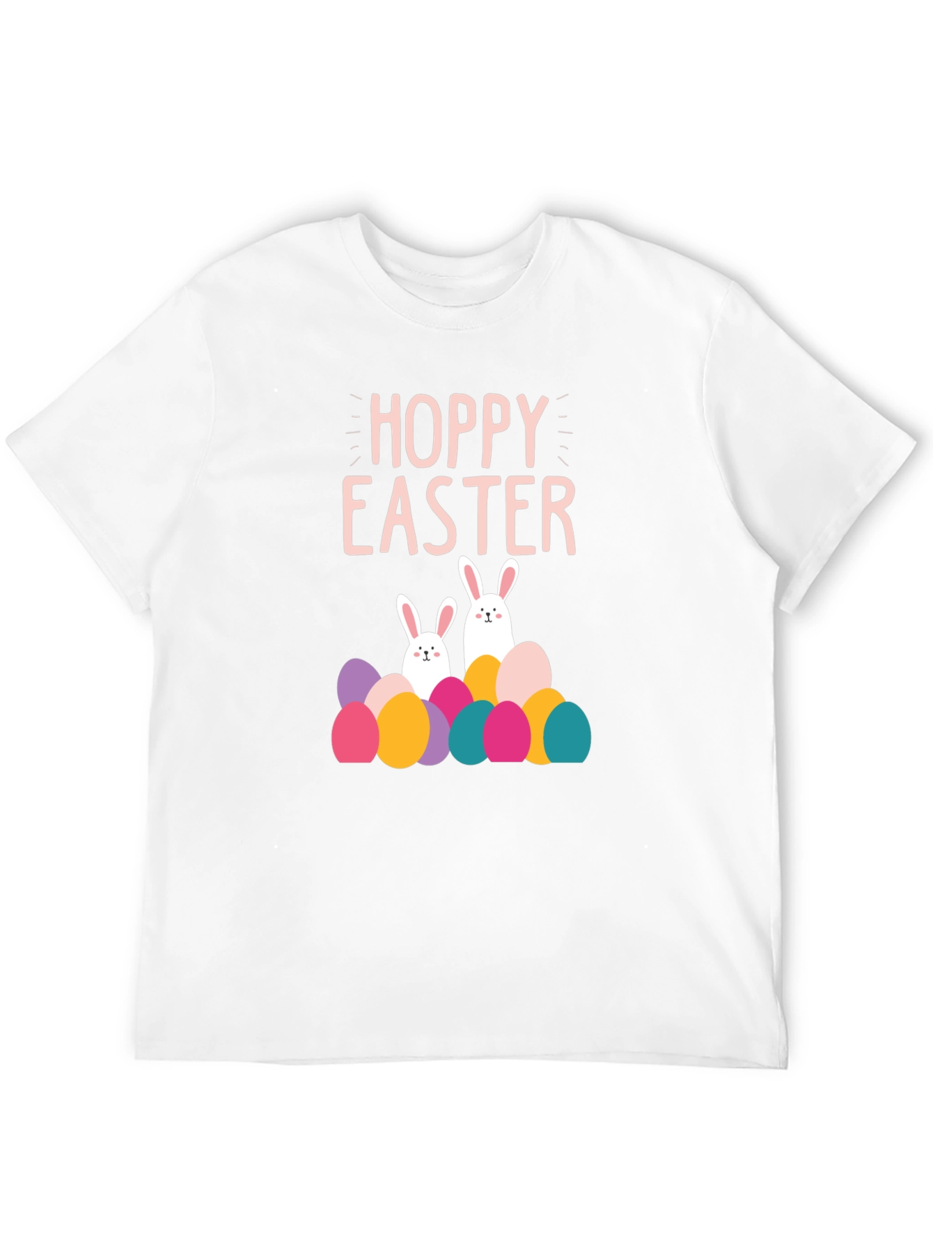 Hoppy Easter T-Shirt - Cute Bunny & Egg Design