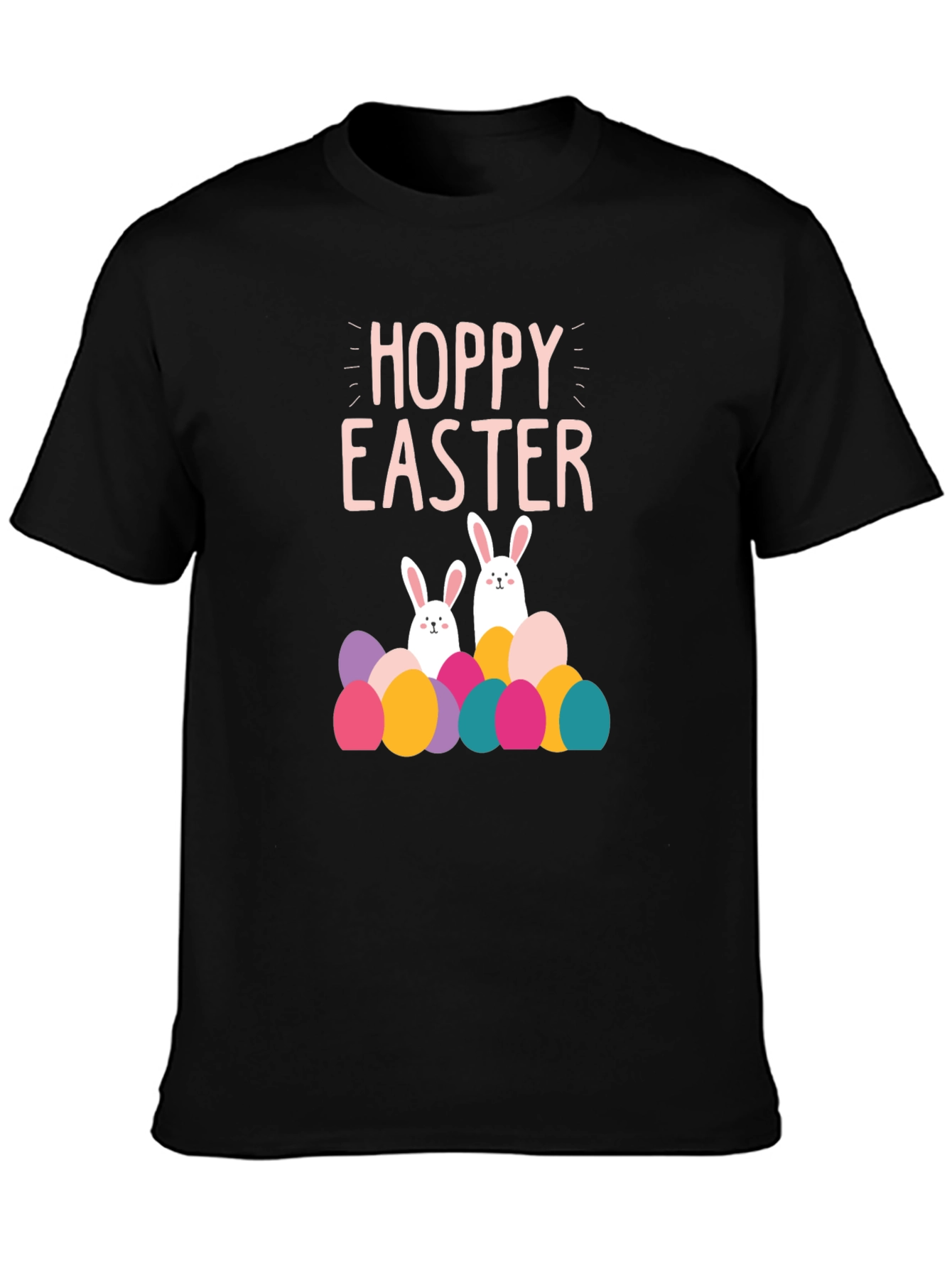 Hoppy Easter T-Shirt - Cute Bunny & Egg Design