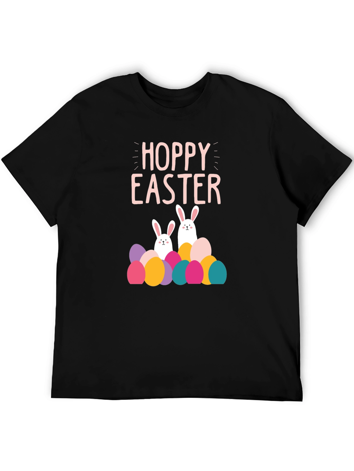 Hoppy Easter T-Shirt - Cute Bunny & Egg Design