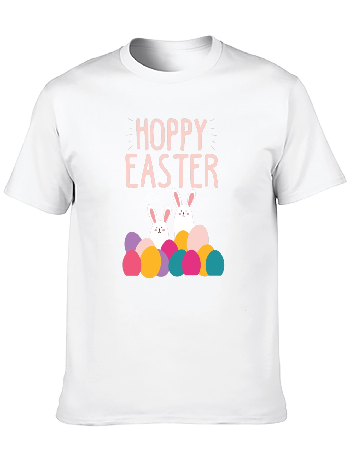 Hoppy Easter T-Shirt - Cute Bunny & Egg Design