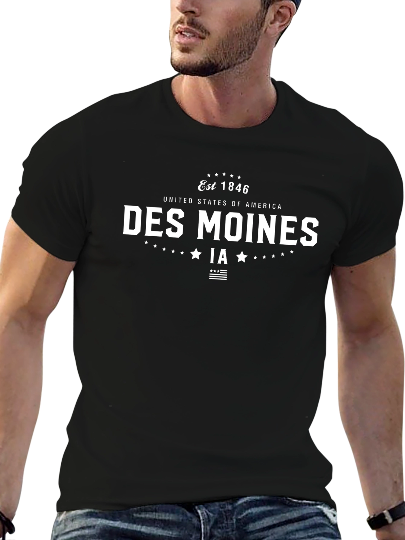 Des Moines IA Est 1846 T-Shirt