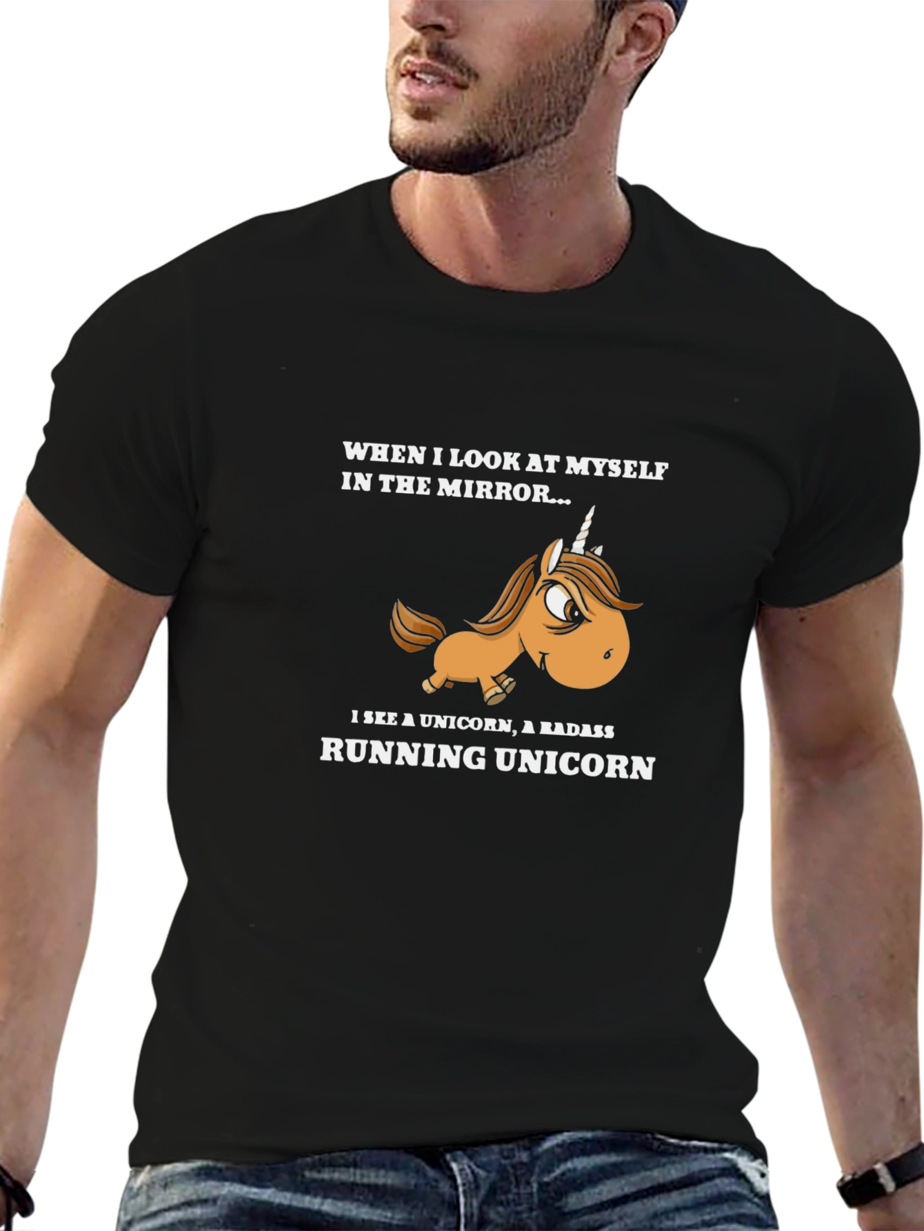 Running Unicorn Graphic Tee