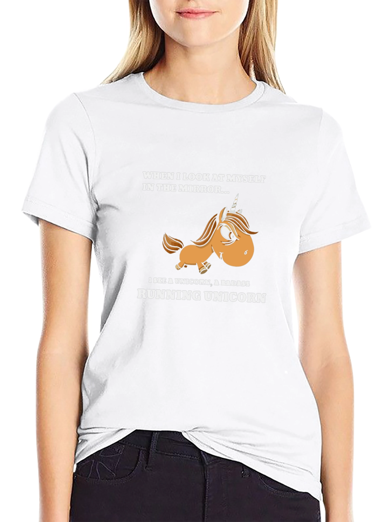 Running Unicorn Graphic Tee