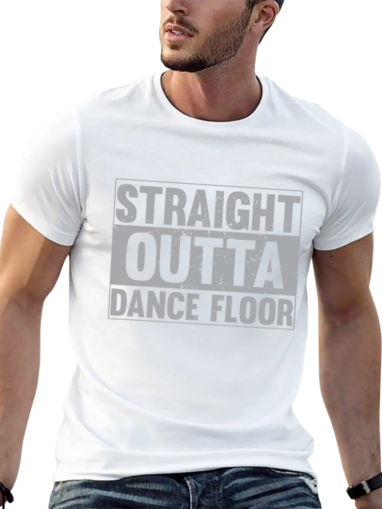 Straight Outta Dance Floor Black T-Shirt