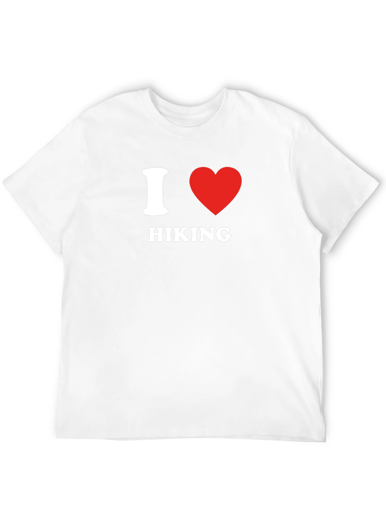 I Heart Hiking Graphic Tee - Black