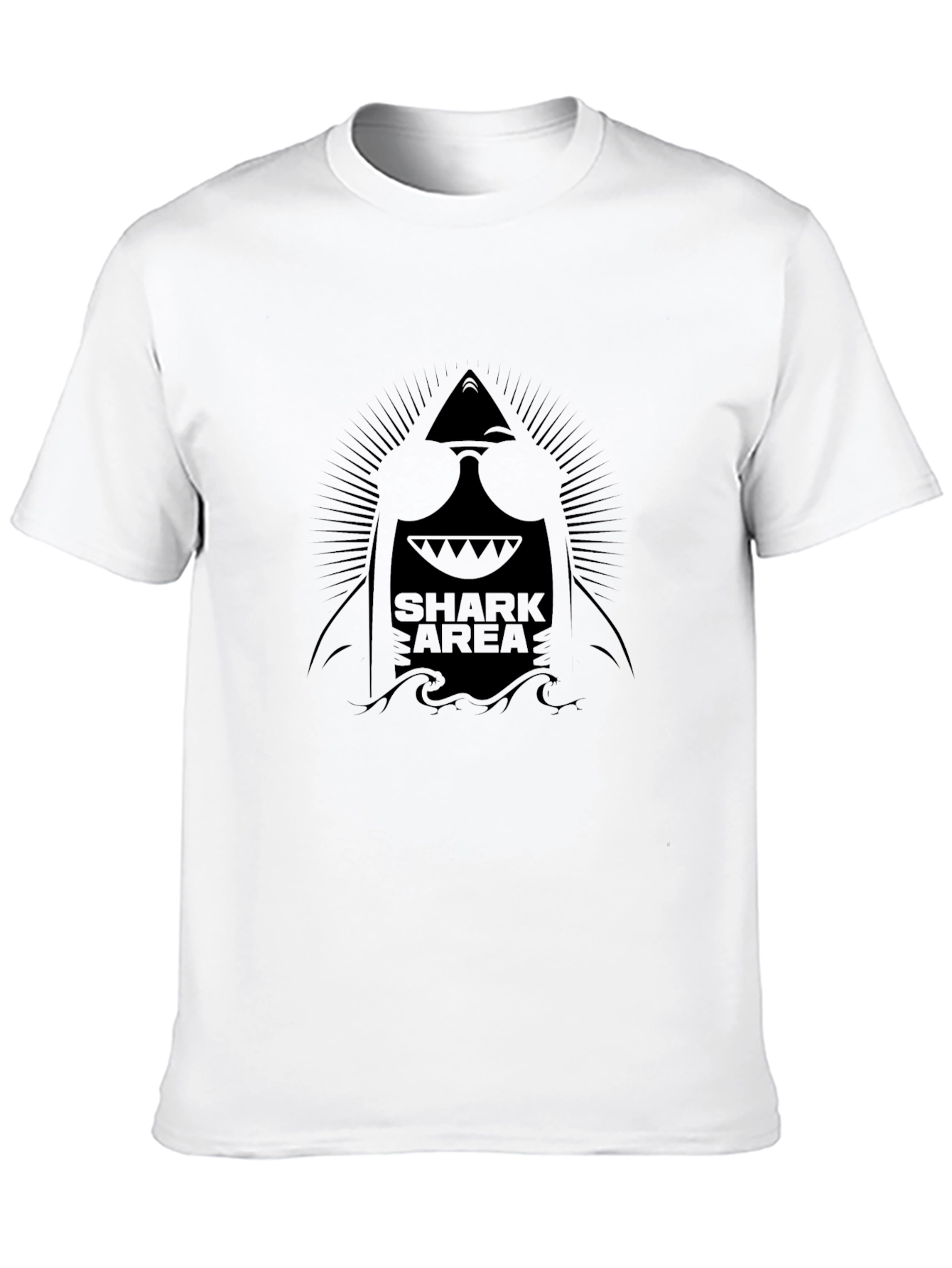 Shark Area Black T-Shirt