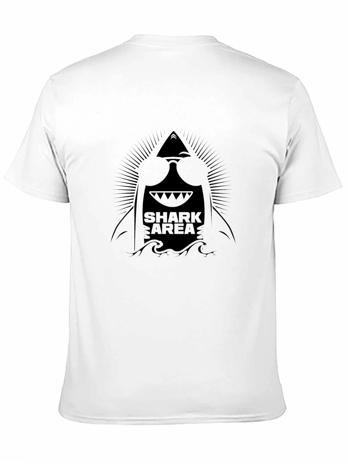 Shark Area Black T-Shirt