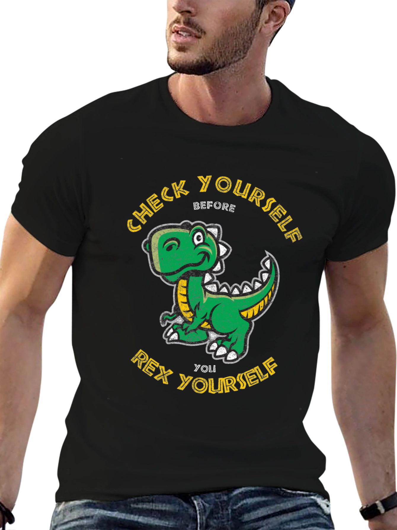 Check Yourself Rex Yourself T-Shirt