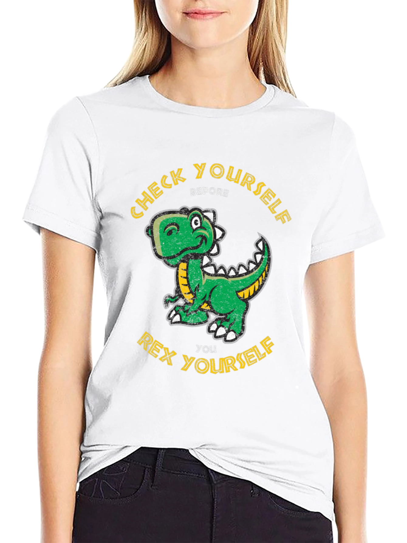 Check Yourself Rex Yourself T-Shirt