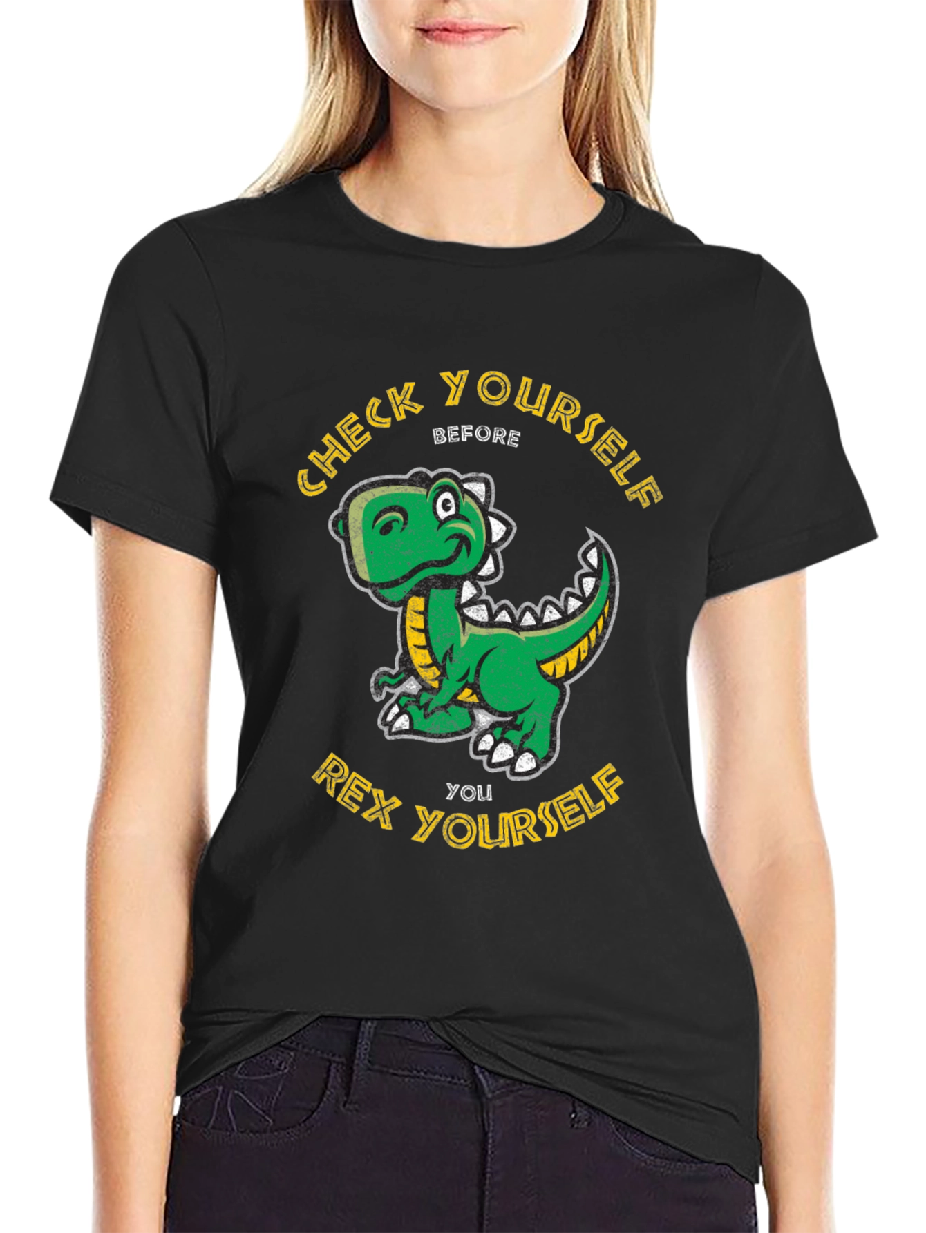 Check Yourself Rex Yourself T-Shirt