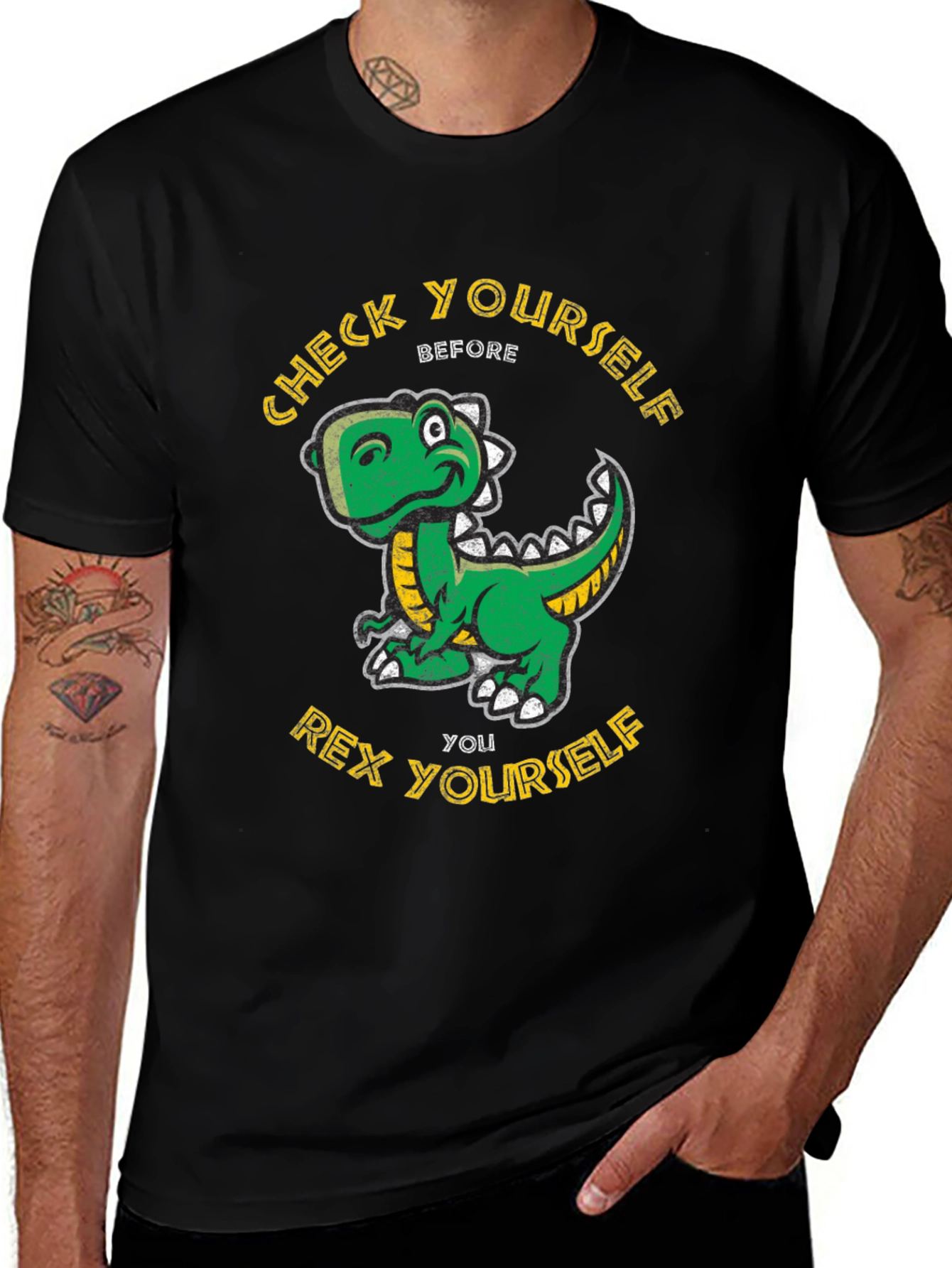 Check Yourself Rex Yourself T-Shirt