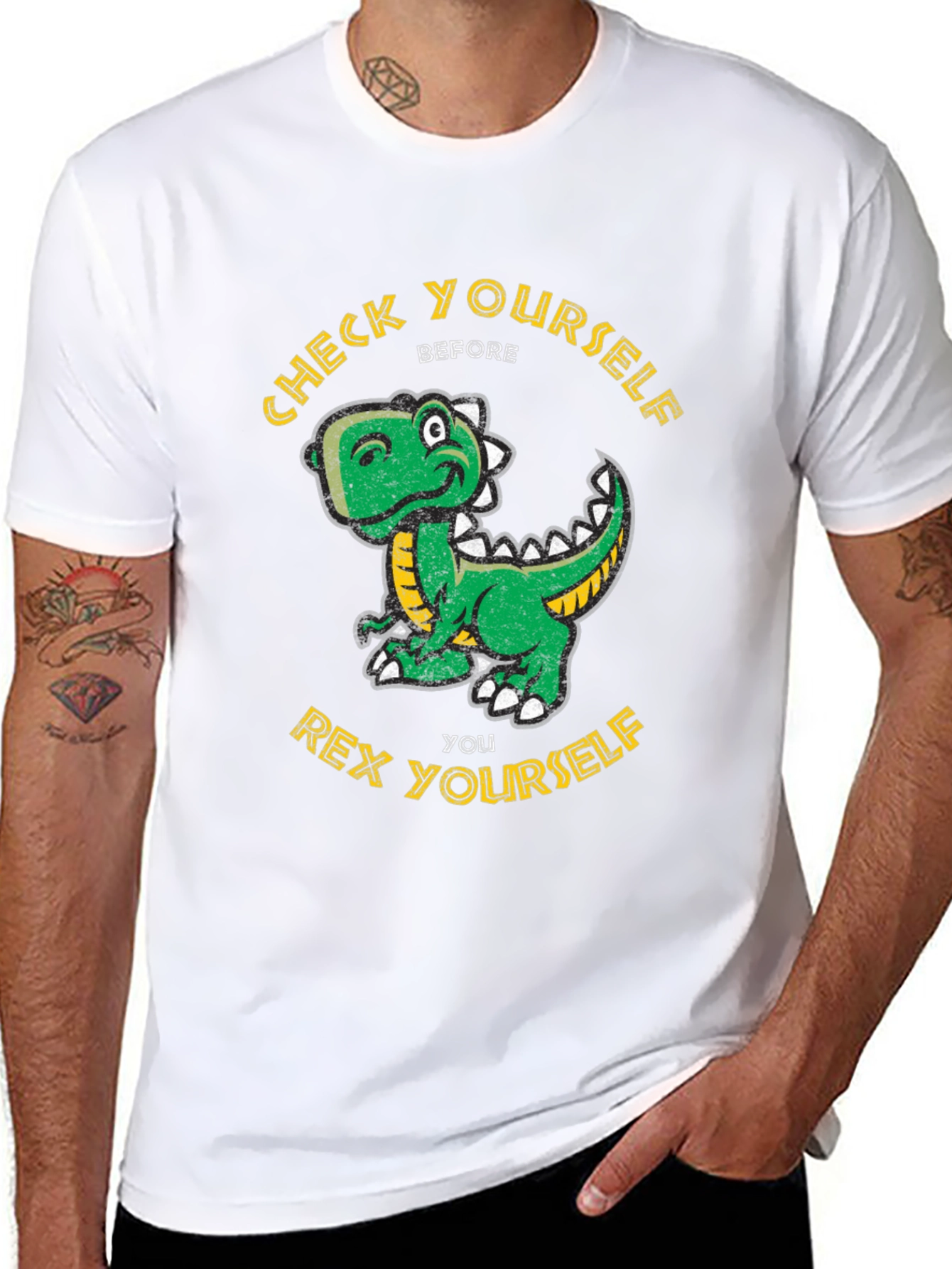 Check Yourself Rex Yourself T-Shirt