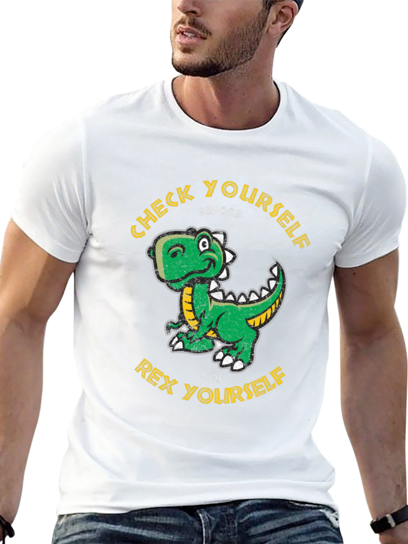 Check Yourself Rex Yourself T-Shirt