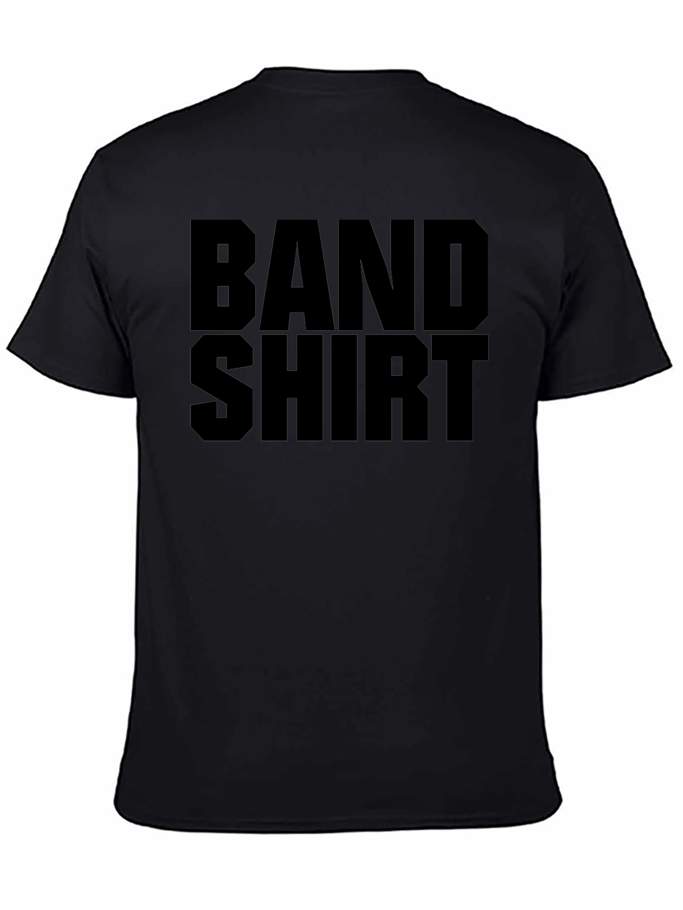 Band Shirt - Black Graphic Tee