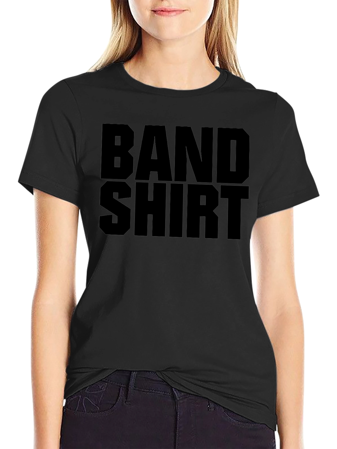 Band Shirt - Black Graphic Tee