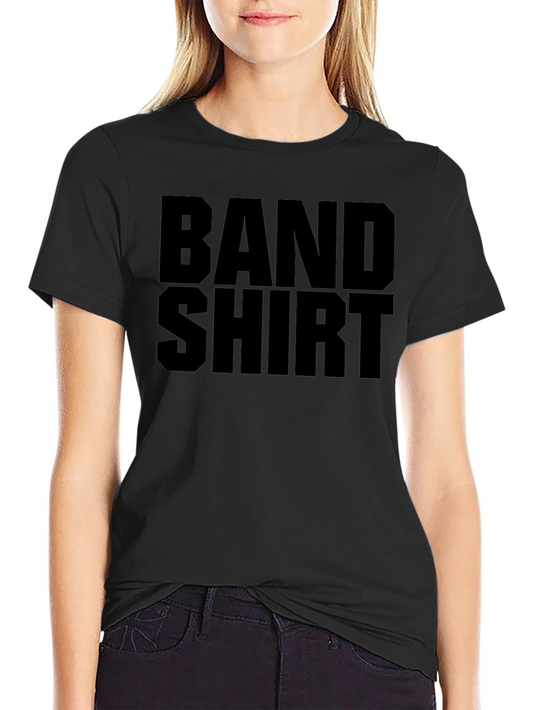 Band Shirt - Black Graphic Tee