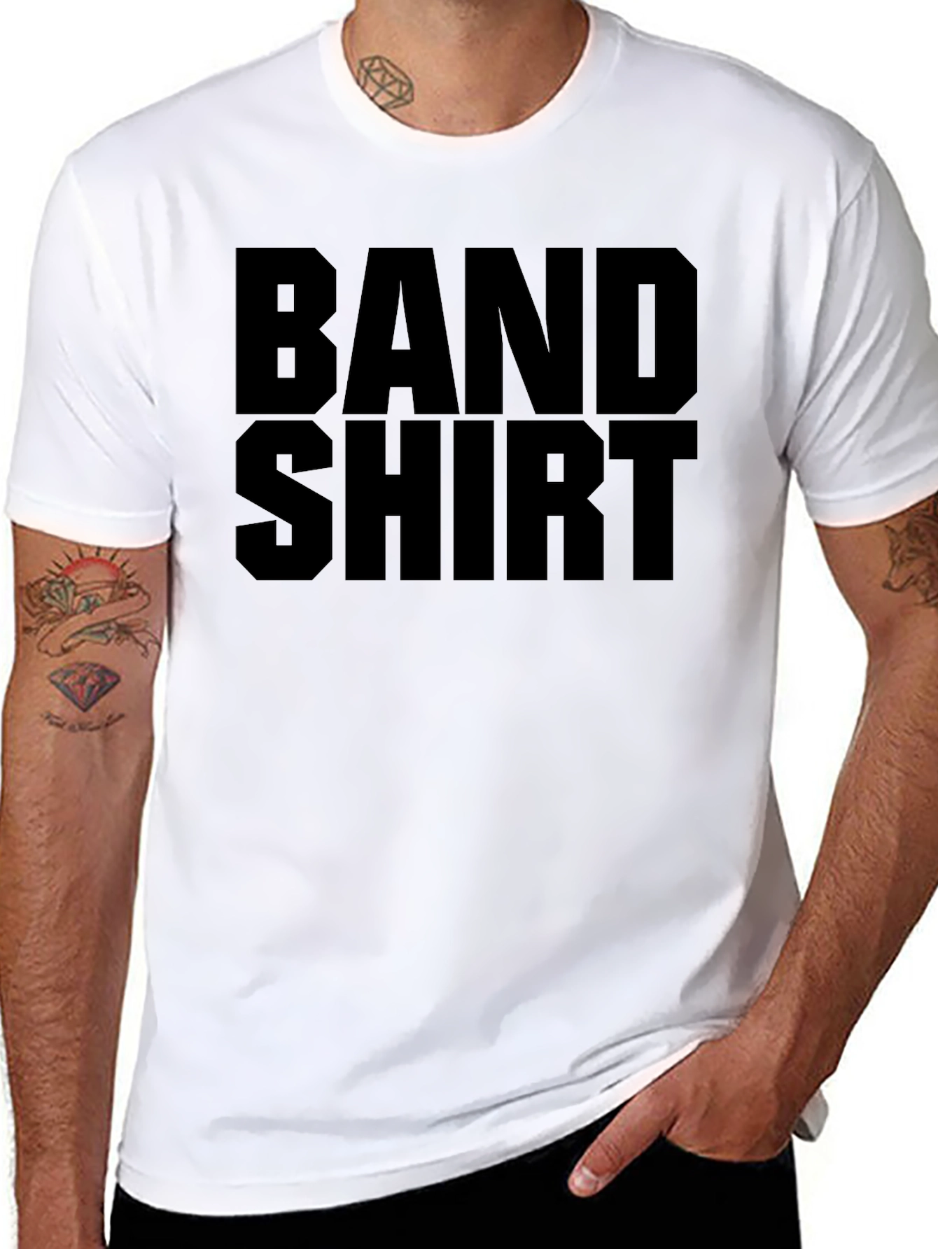 Band Shirt - Black Graphic Tee