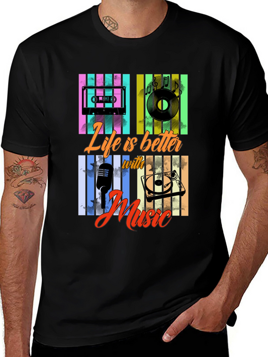 Life Is Better With Music T-Shirt