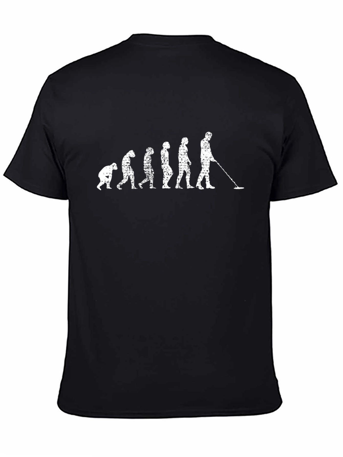 Evolution of Metal Detecting Black T-Shirt