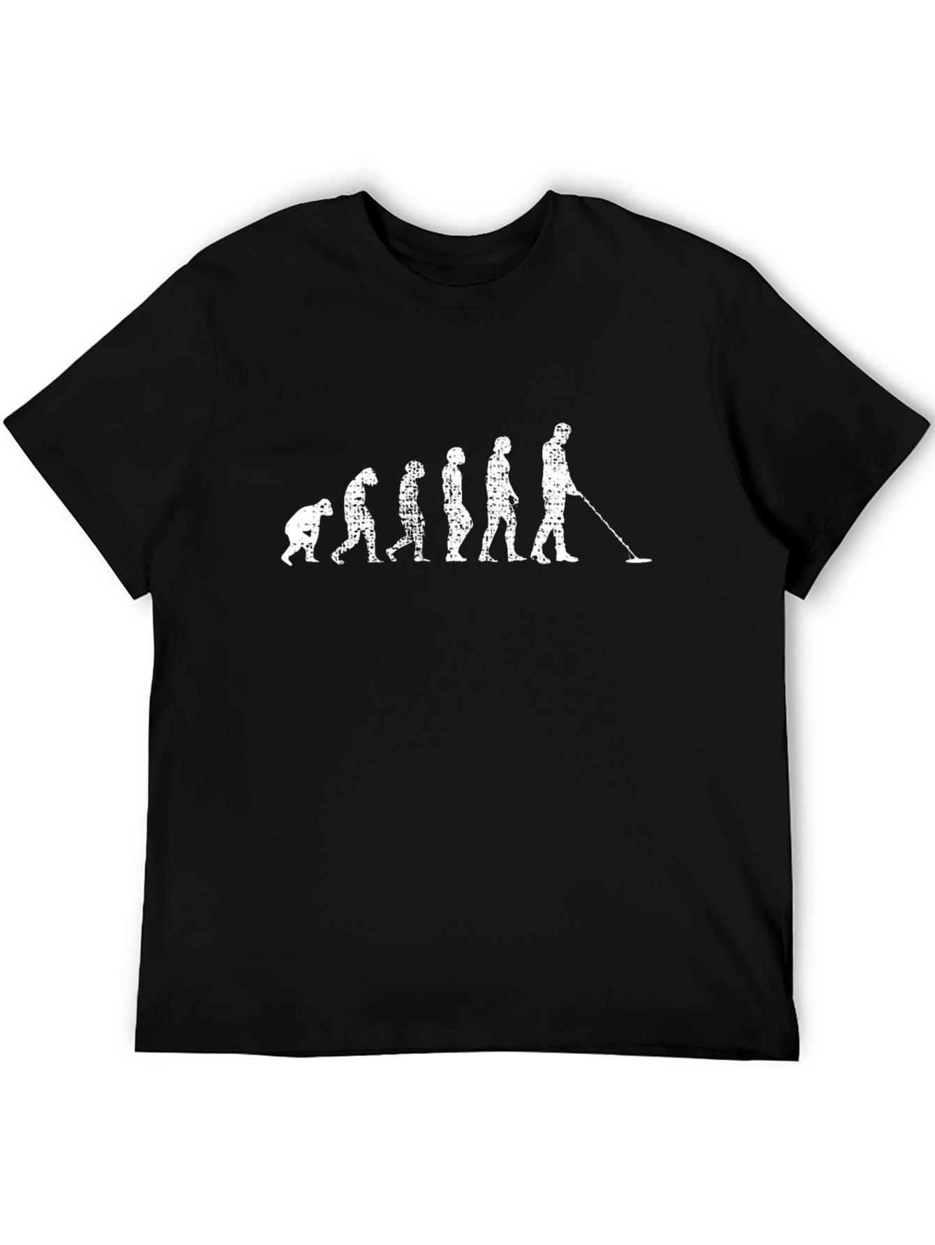 Evolution of Metal Detecting Black T-Shirt