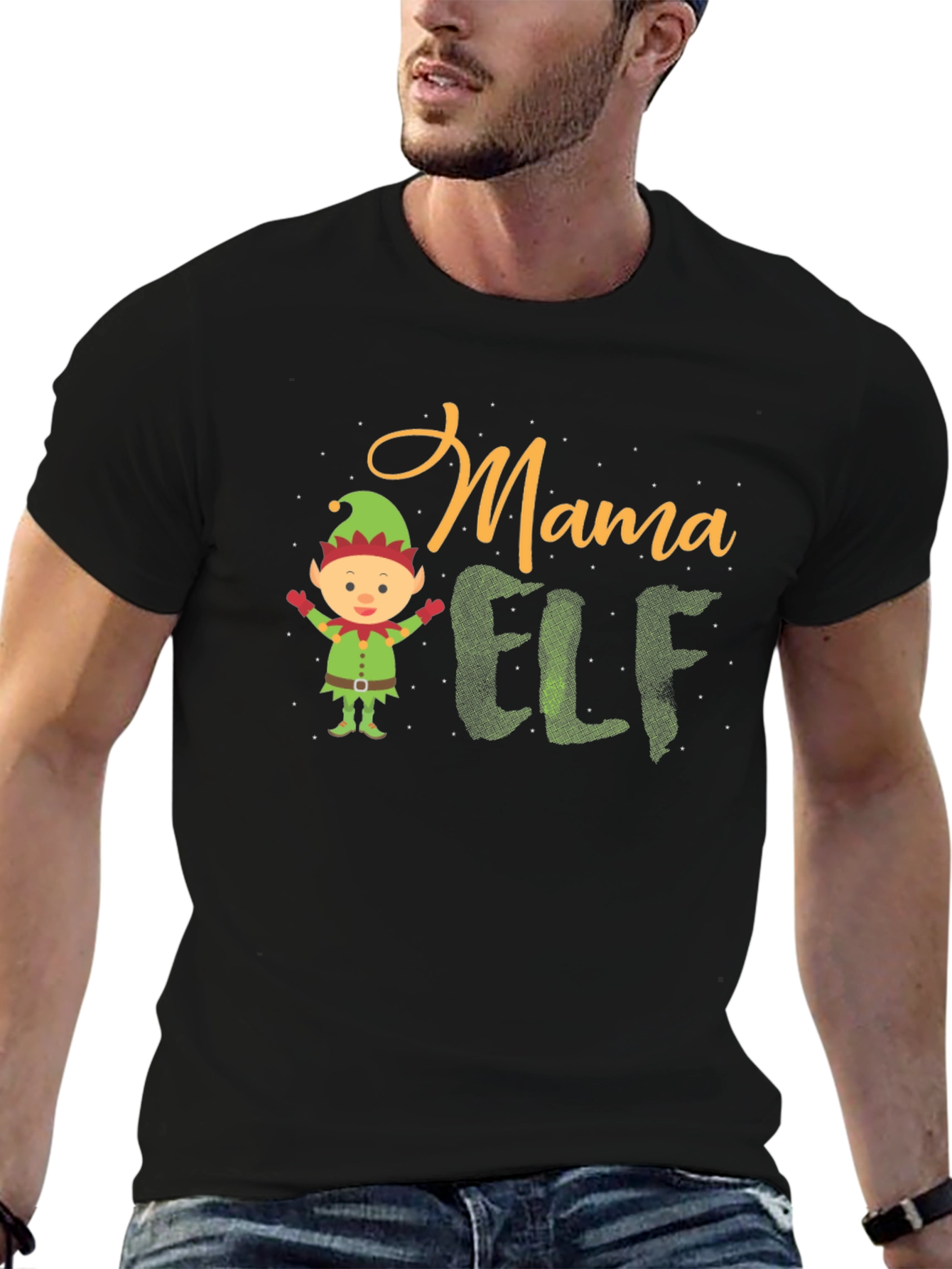 Mama Elf Christmas T-Shirt