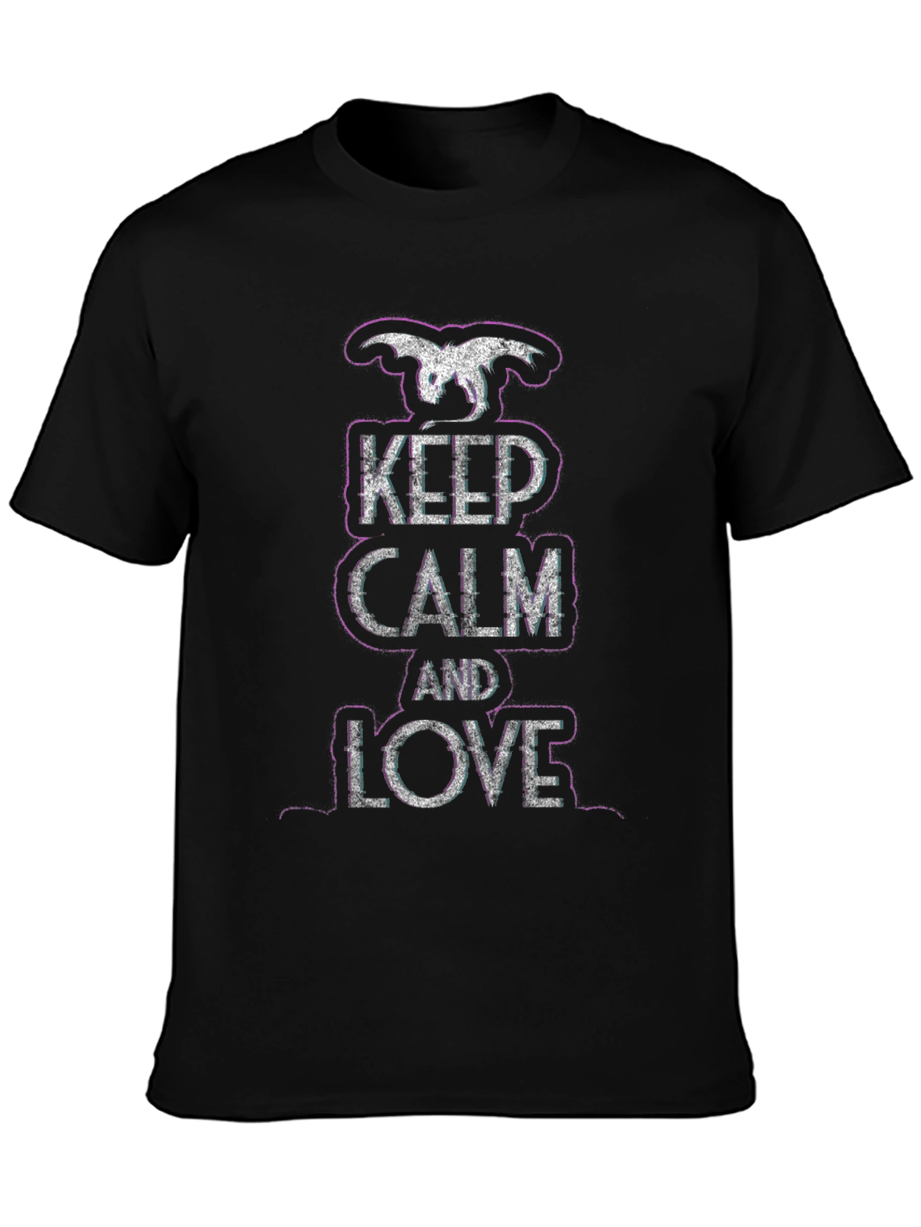 Keep Calm and Love Dragon T-Shirt - Graphic Tee
