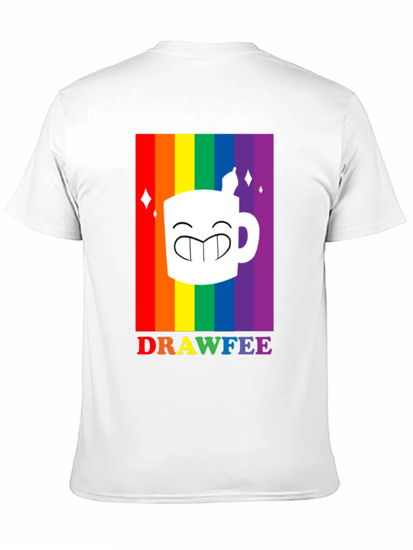 Drawfee Pride Rainbow Graphic Tee