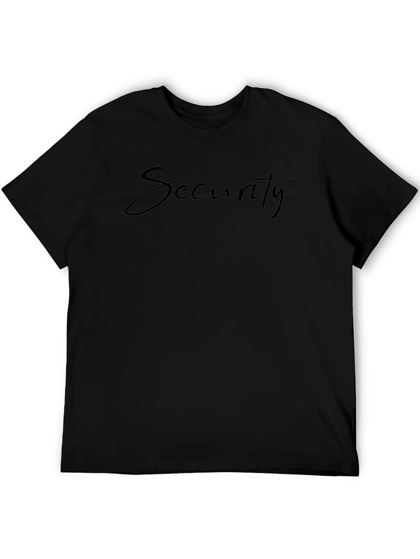 Security Crewneck T-Shirt - Black