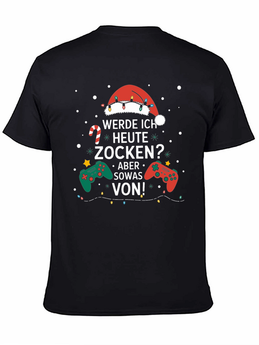Gamer Holiday T-Shirt: Will I Game Today? Yes!