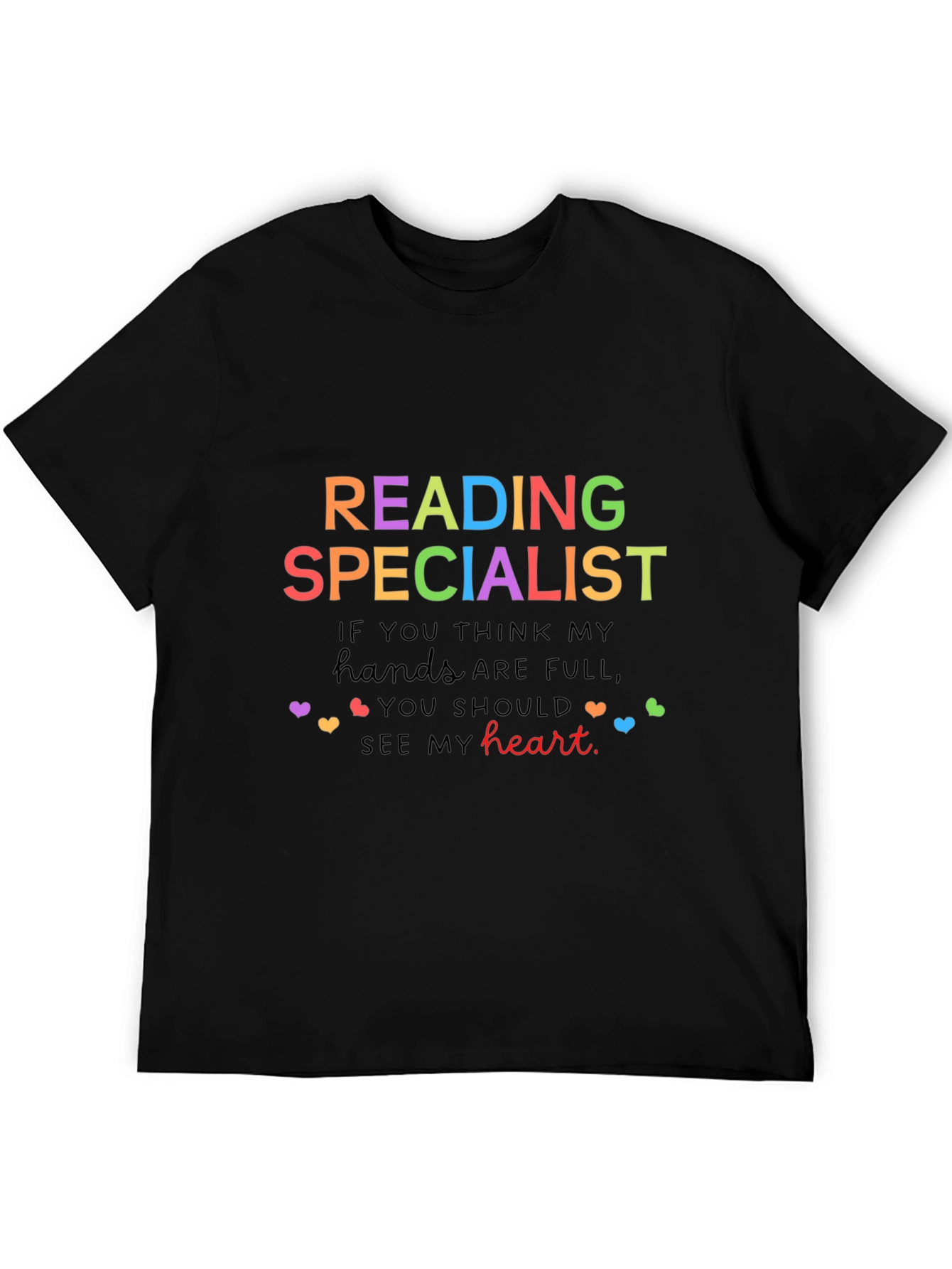 Reading Specialist Heart T-Shirt