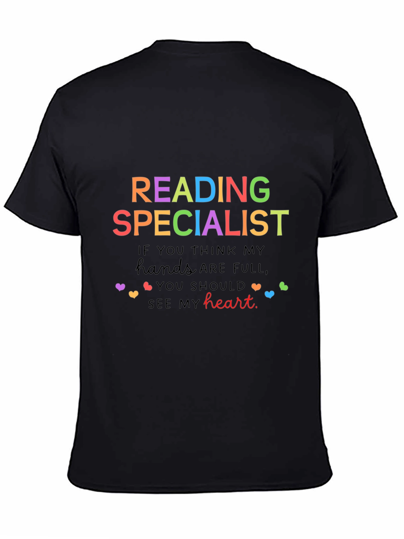 Reading Specialist Heart T-Shirt
