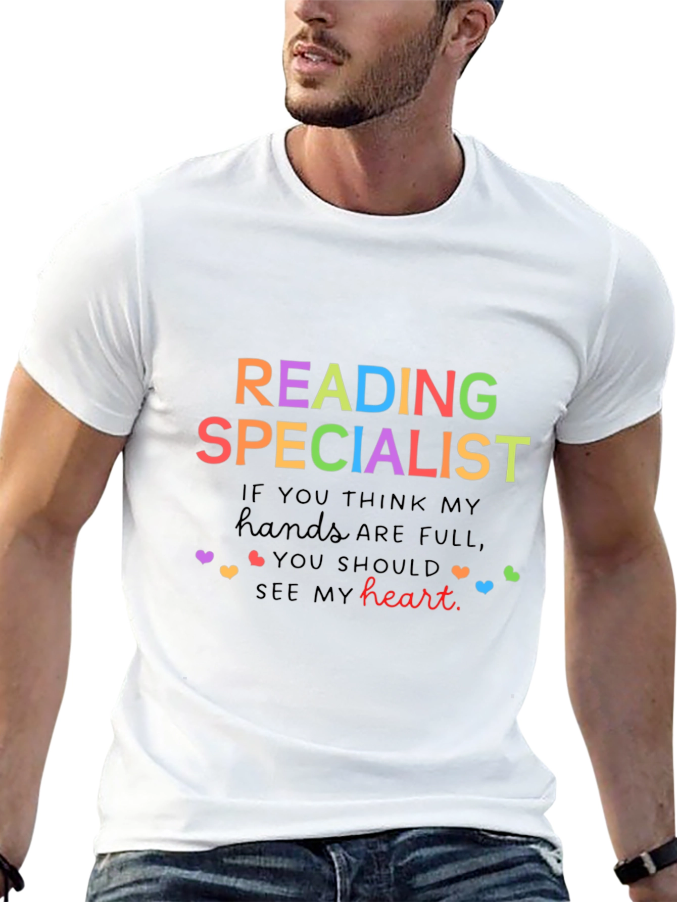 Reading Specialist Heart T-Shirt