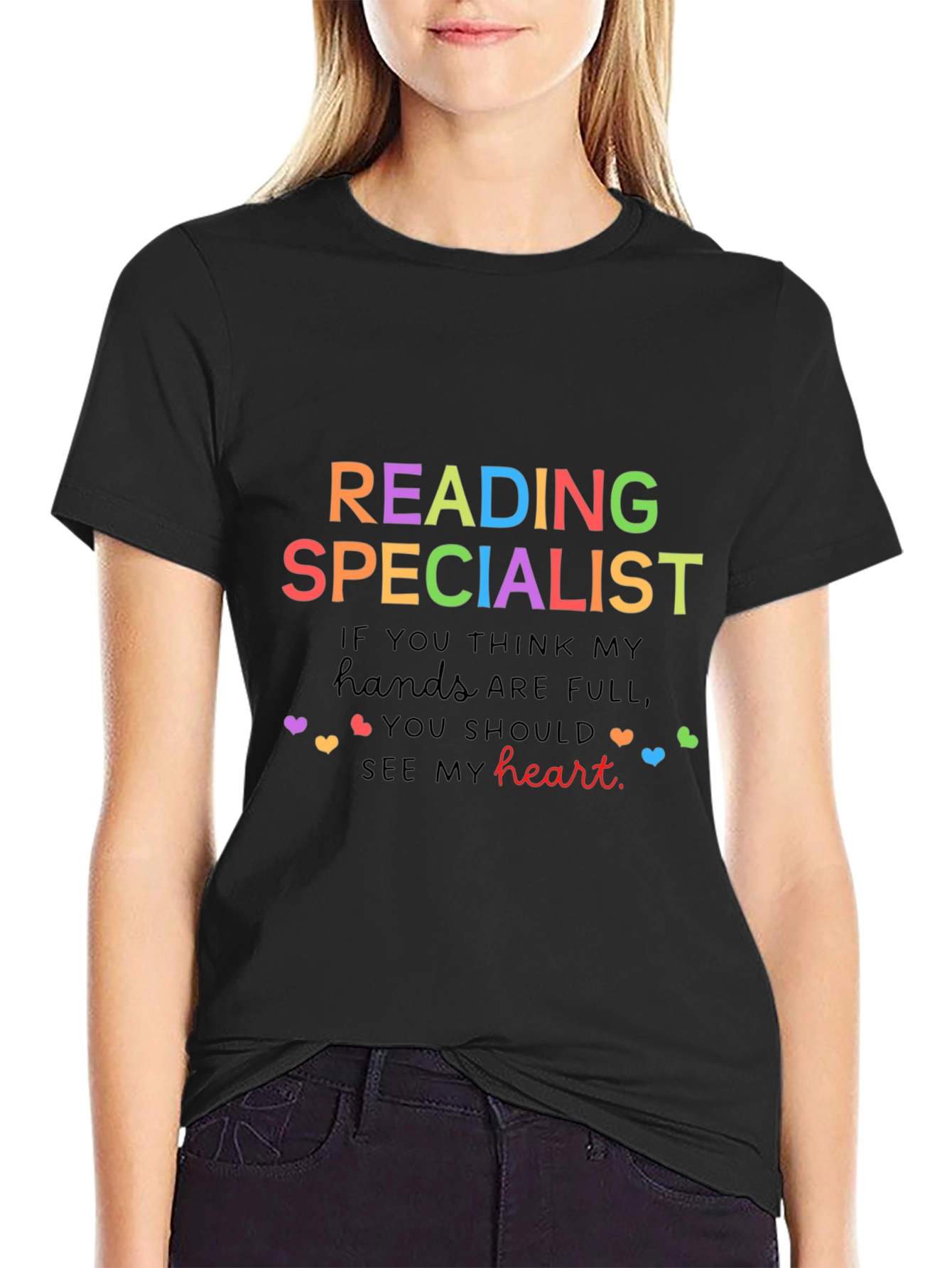Reading Specialist Heart T-Shirt