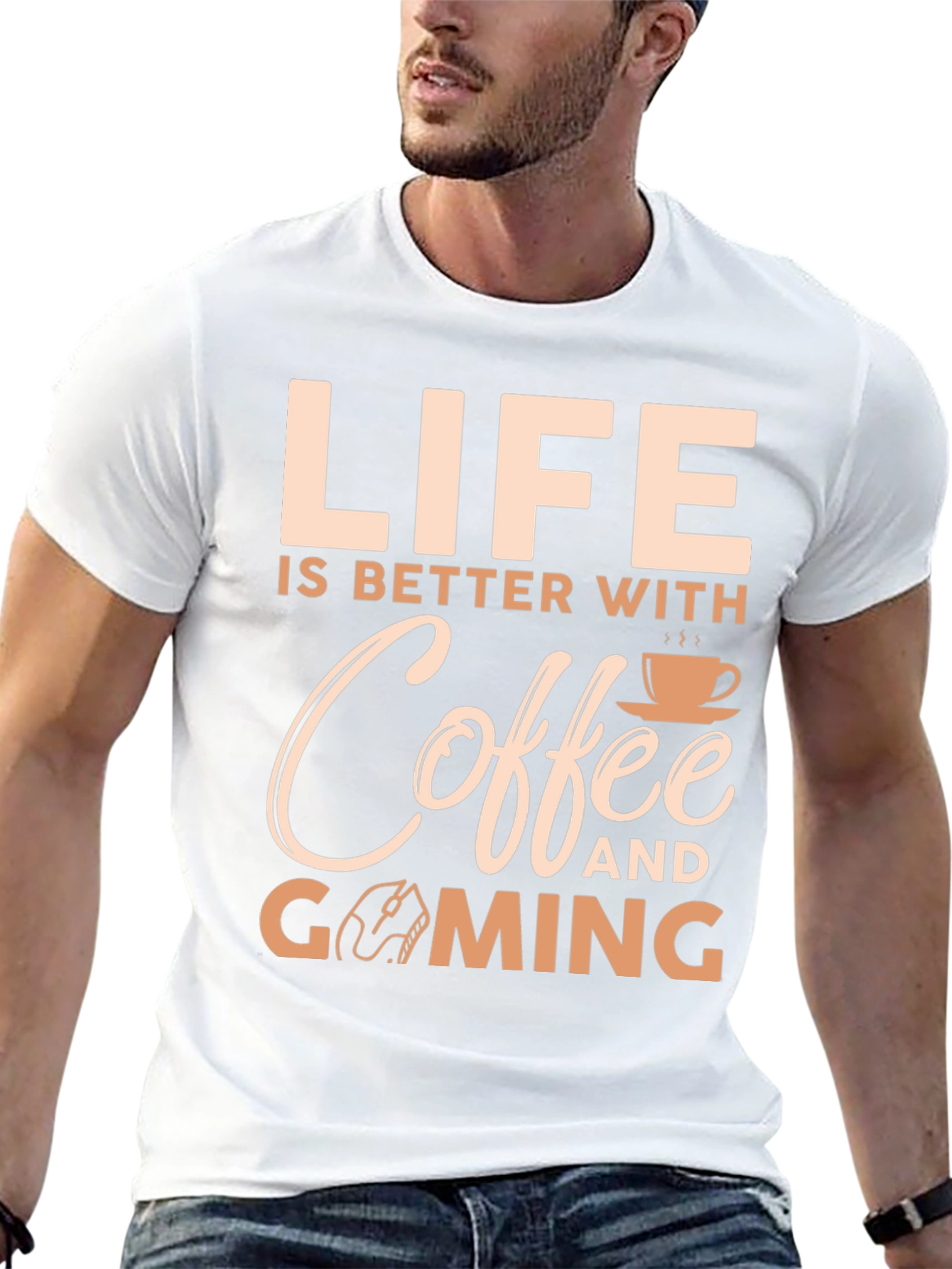 Life Is Better With Coffee And Gaming T-Shirt