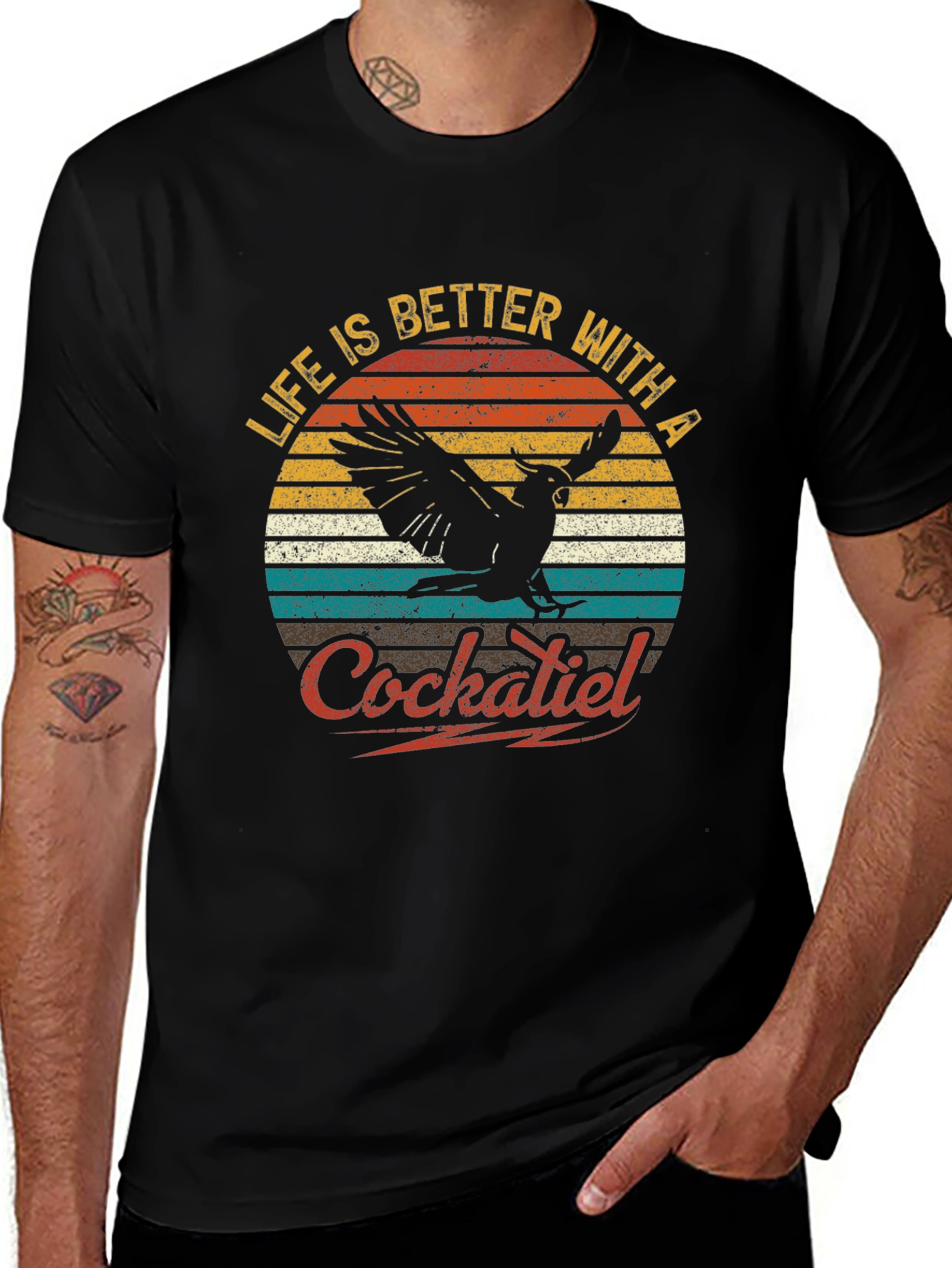 Life is Better with a Cockatiel T-Shirt