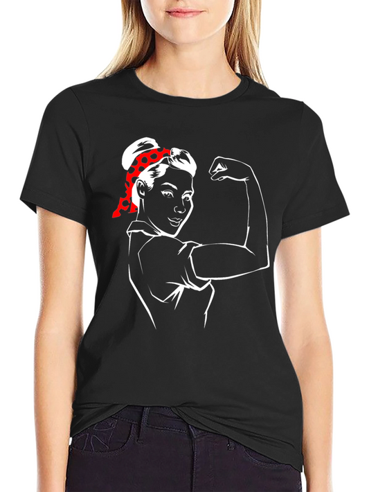 Feminist Rosie the Riveter Graphic T-Shirt