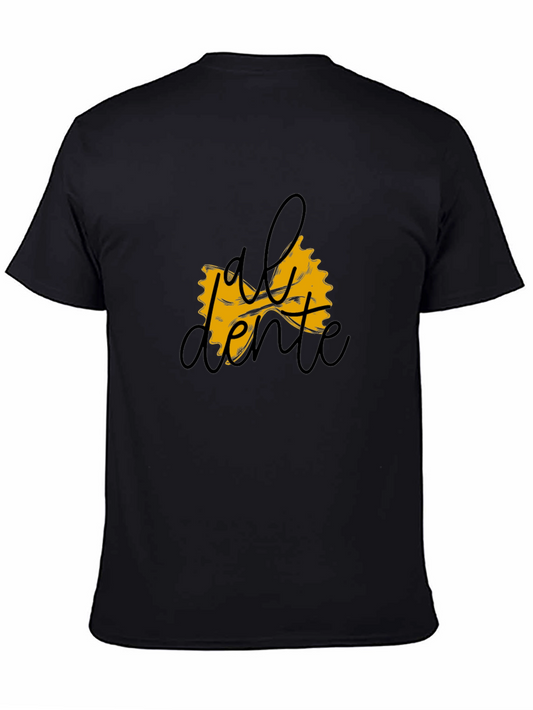 Al Dente Pasta Bowtie Graphic T-Shirt