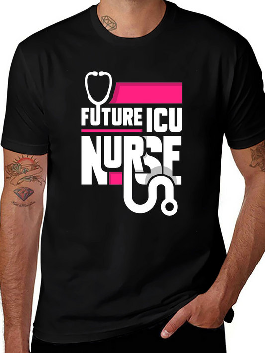 Future ICU Nurse Black T-Shirt