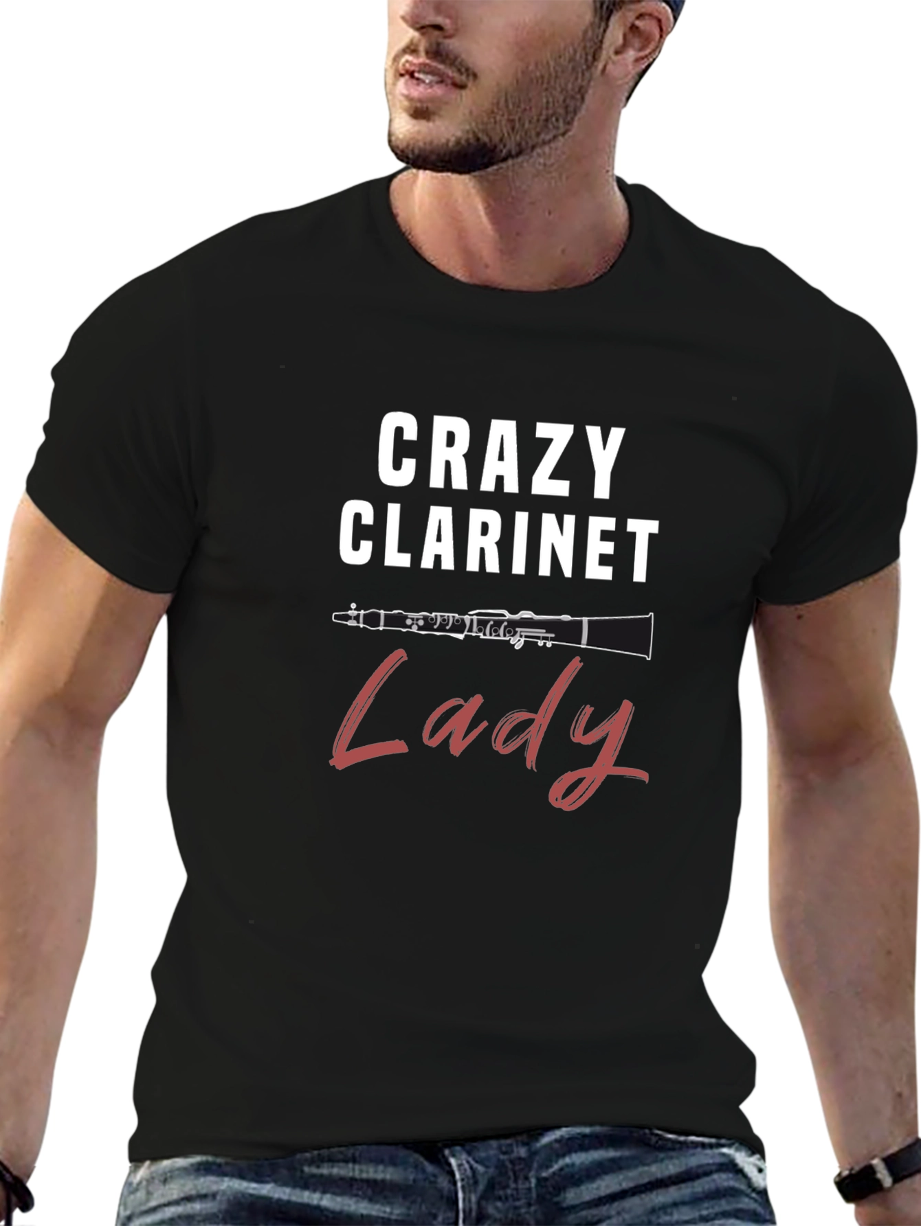 Crazy Clarinet Lady T-Shirt