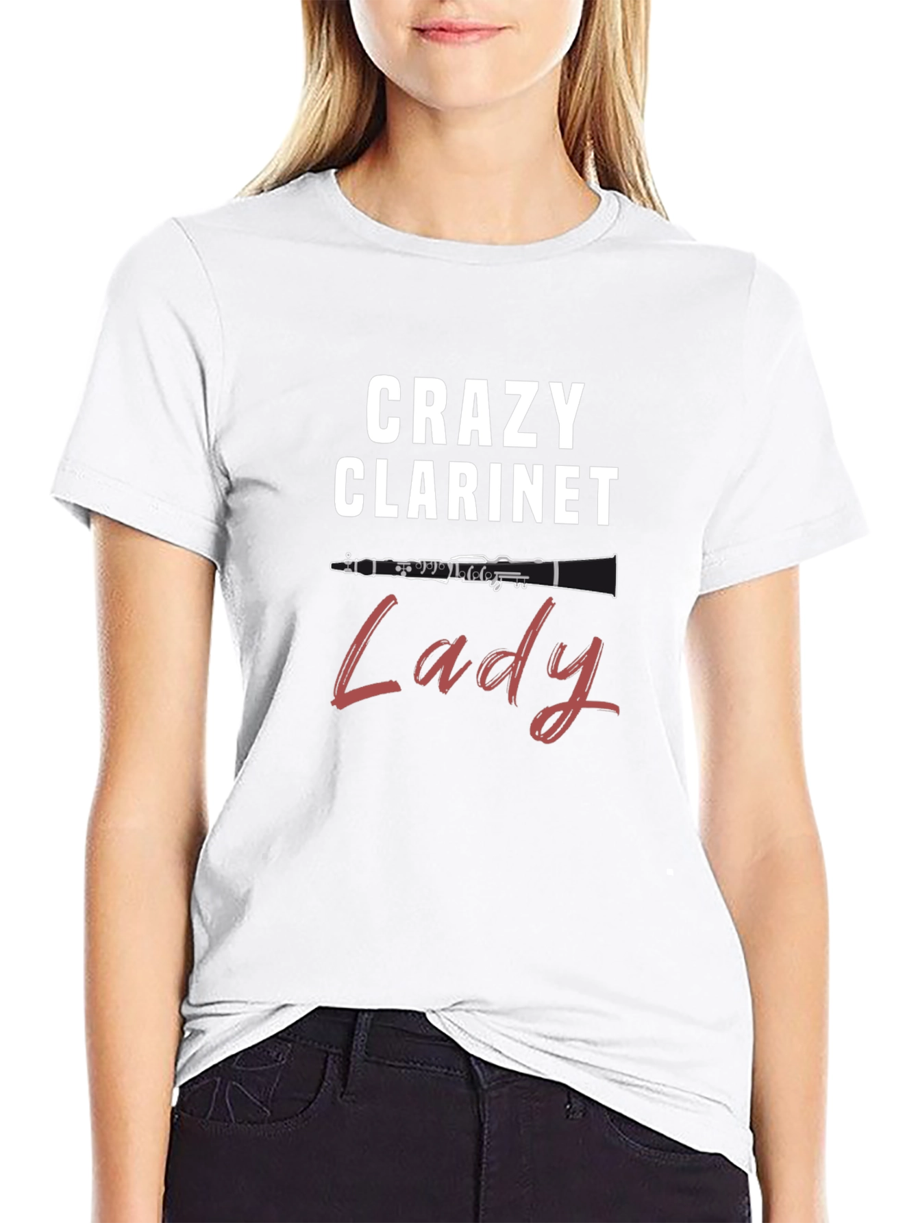 Crazy Clarinet Lady T-Shirt