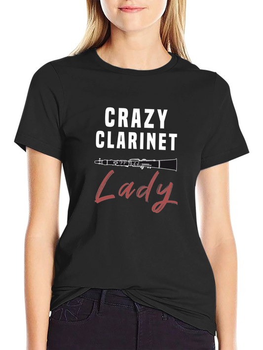 Crazy Clarinet Lady T-Shirt